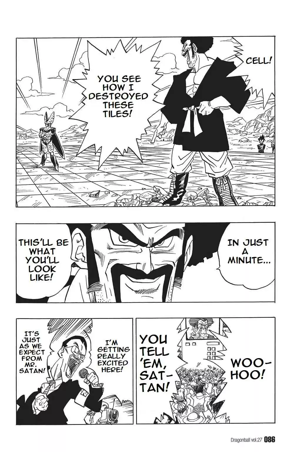 Dragon Ball Vol. 33 Ch. 396 The Cell Games' Dead Weight!?