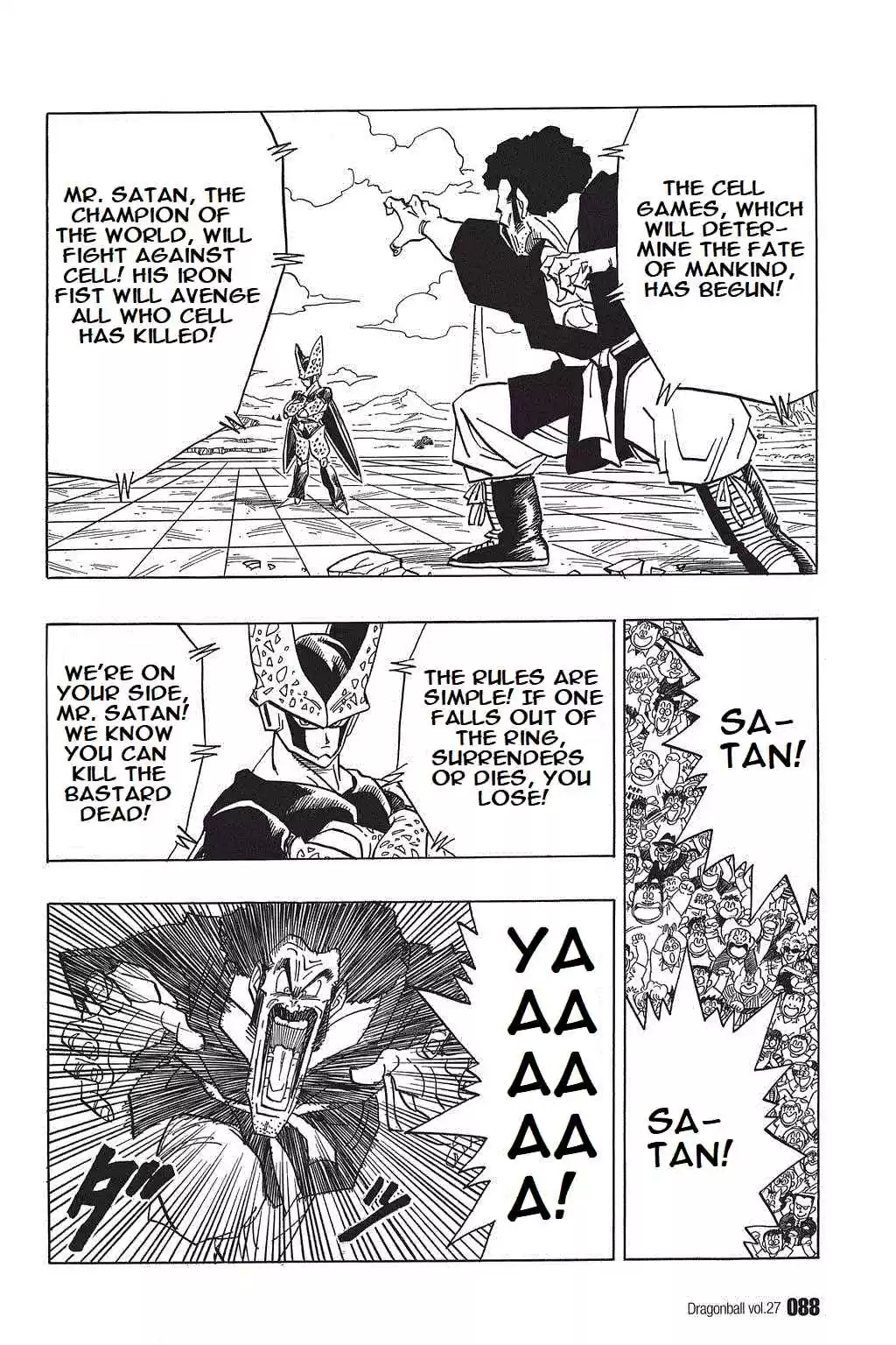 Dragon Ball Vol. 33 Ch. 396 The Cell Games' Dead Weight!?