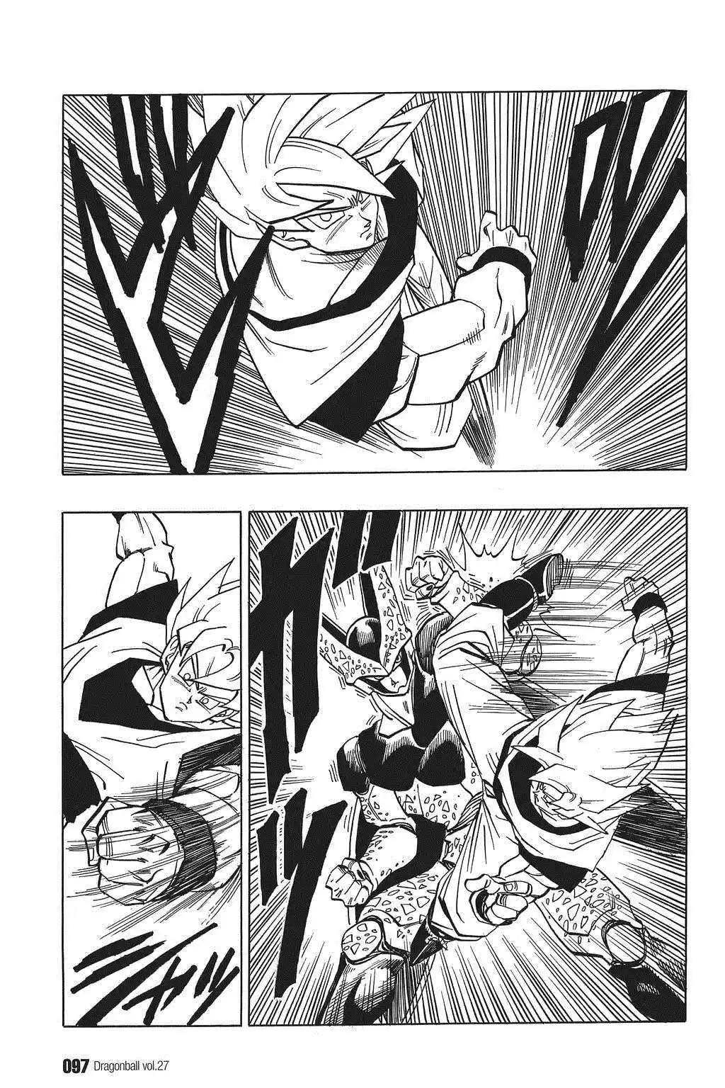 Dragon Ball Vol. 34 Ch. 397 Cell vs. Son Goku!!