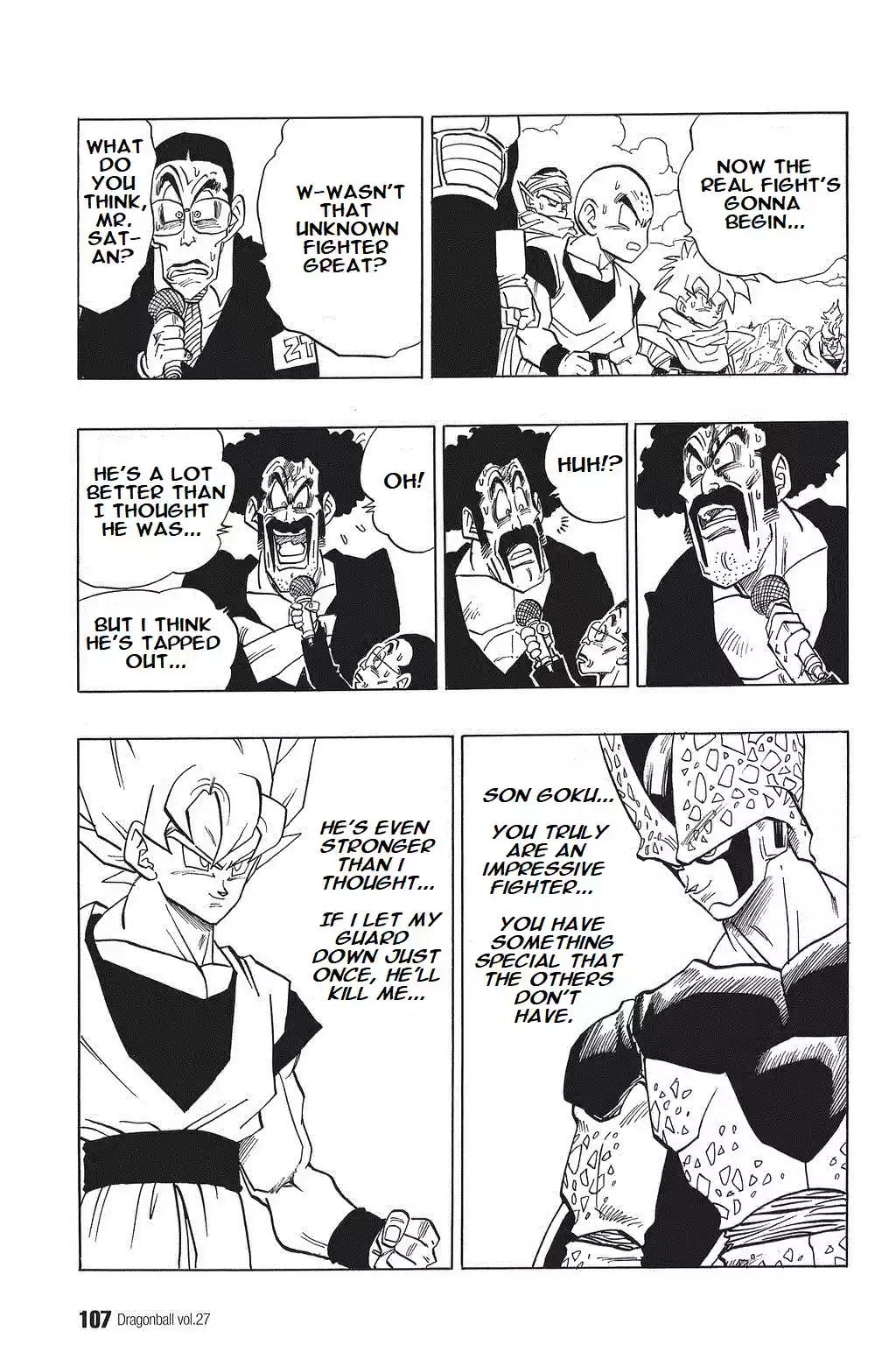 Dragon Ball Vol. 34 Ch. 398 Son Goku at Full Power