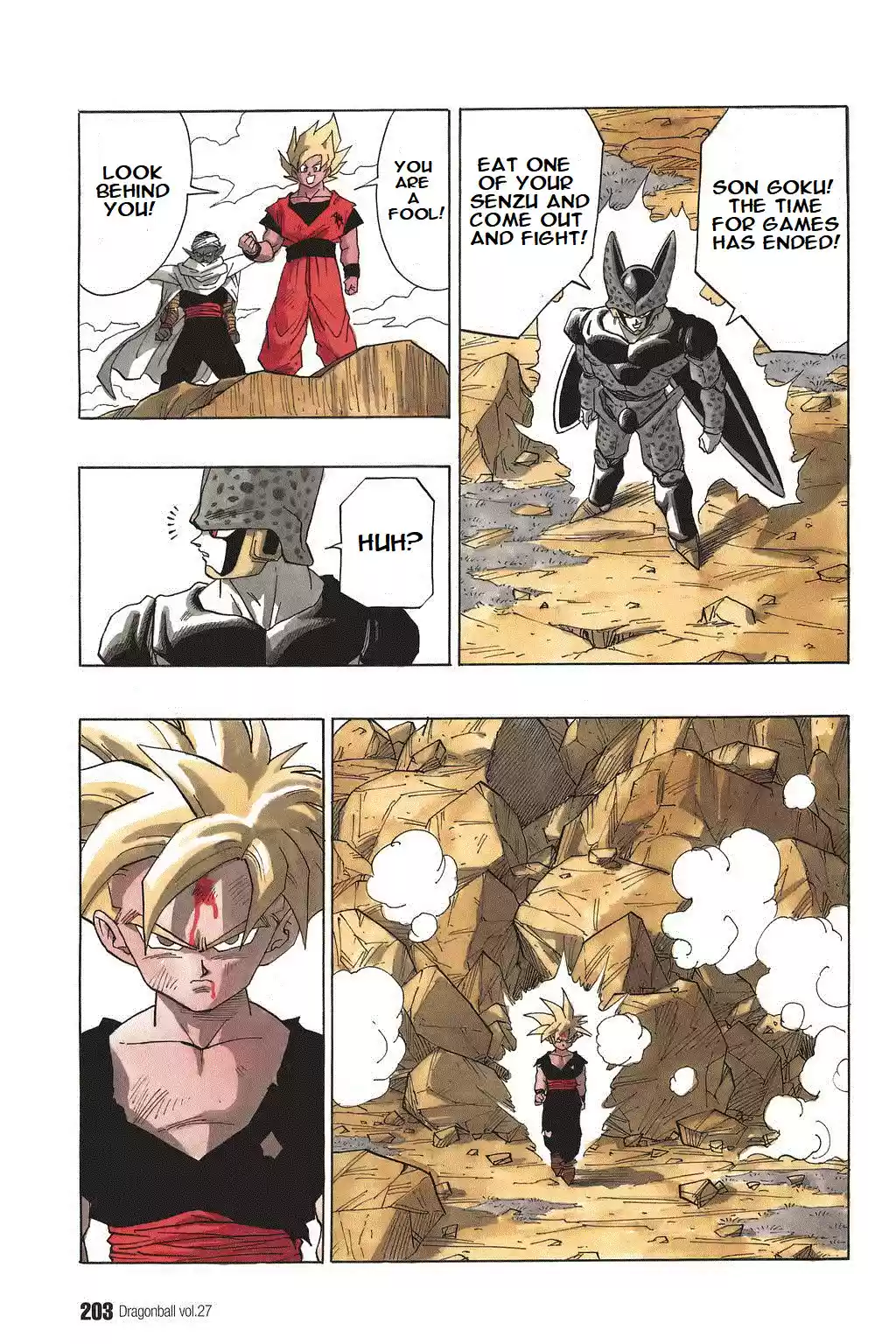 Dragon Ball Vol. 34 Ch. 404 Take Off! Super Son Gohan