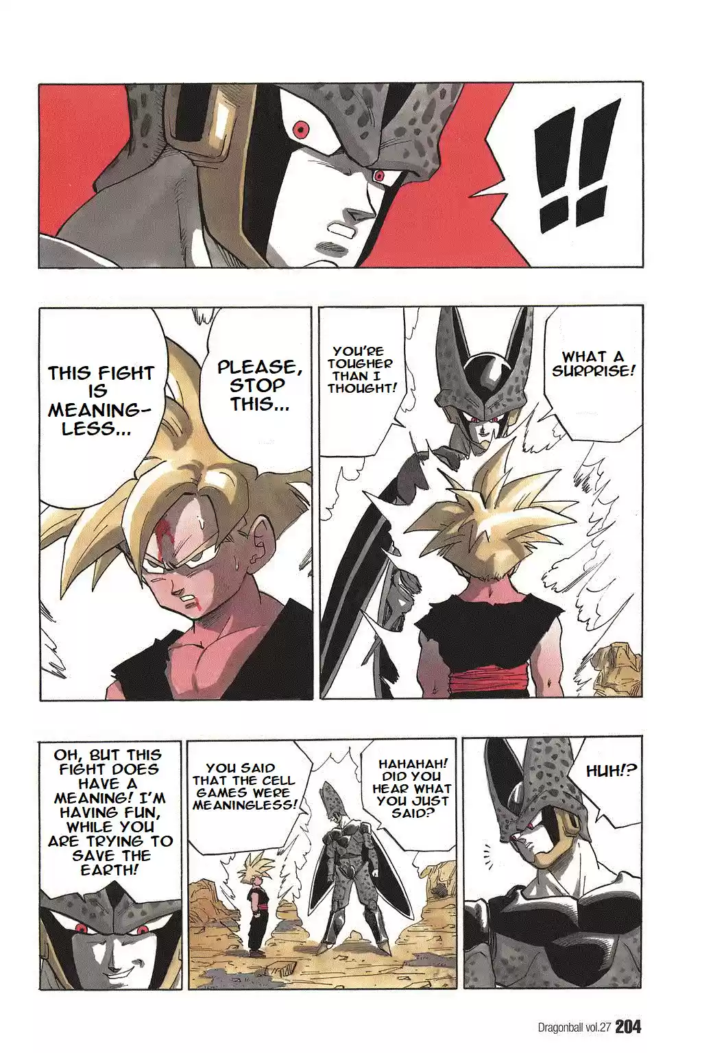 Dragon Ball Vol. 34 Ch. 404 Take Off! Super Son Gohan