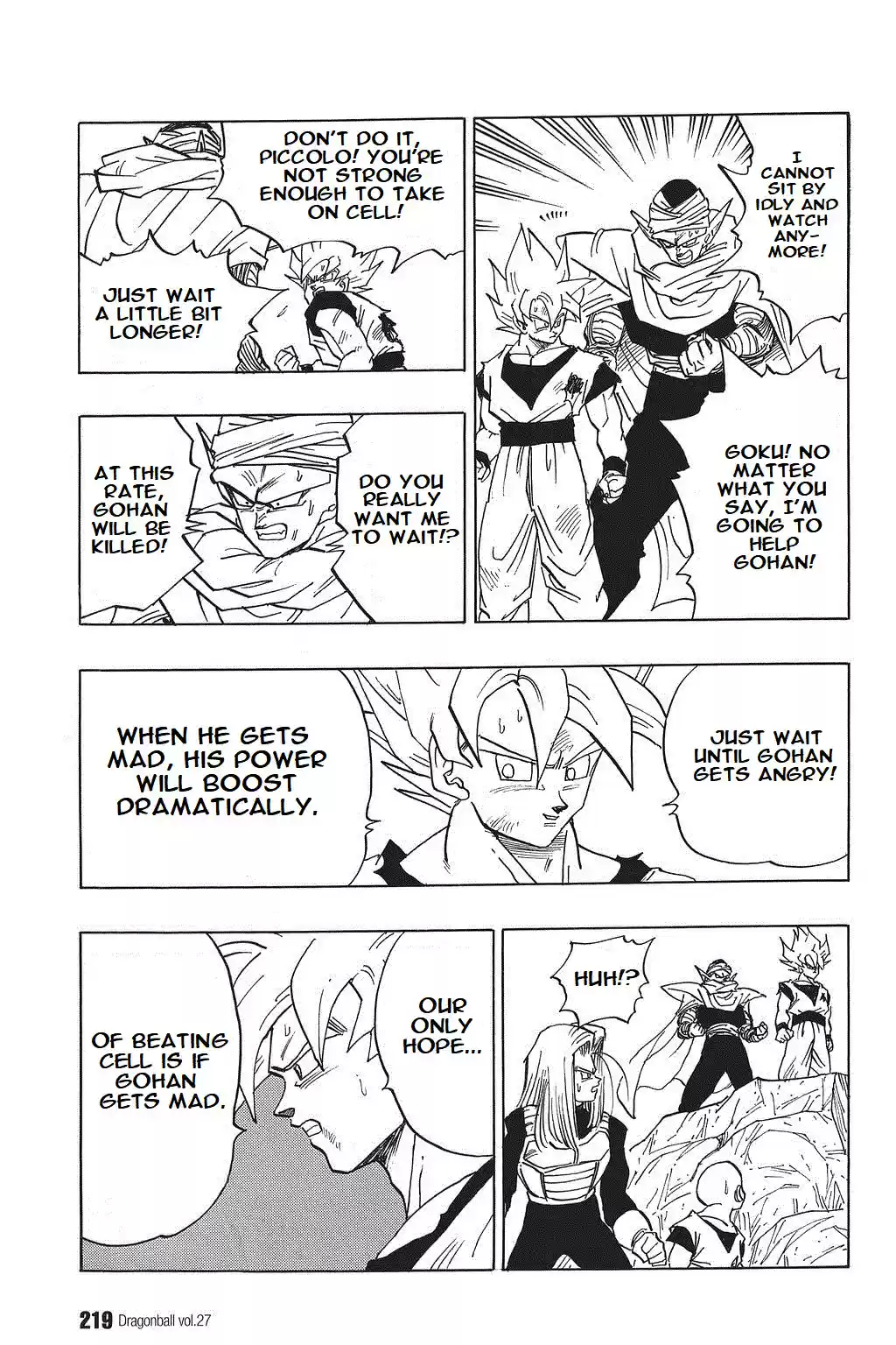 Dragon Ball Vol. 34 Ch. 405 Will Son Gohan Get Angry?