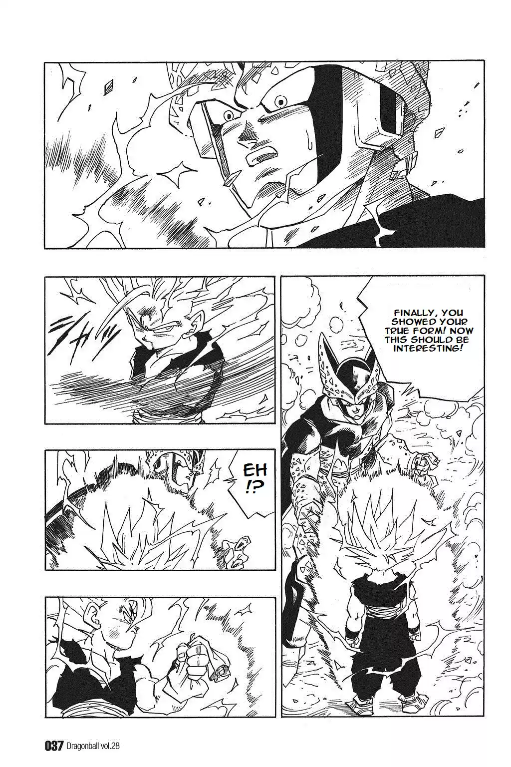 Dragon Ball Vol. 34 Ch. 408 Son Gohan Explodes!!