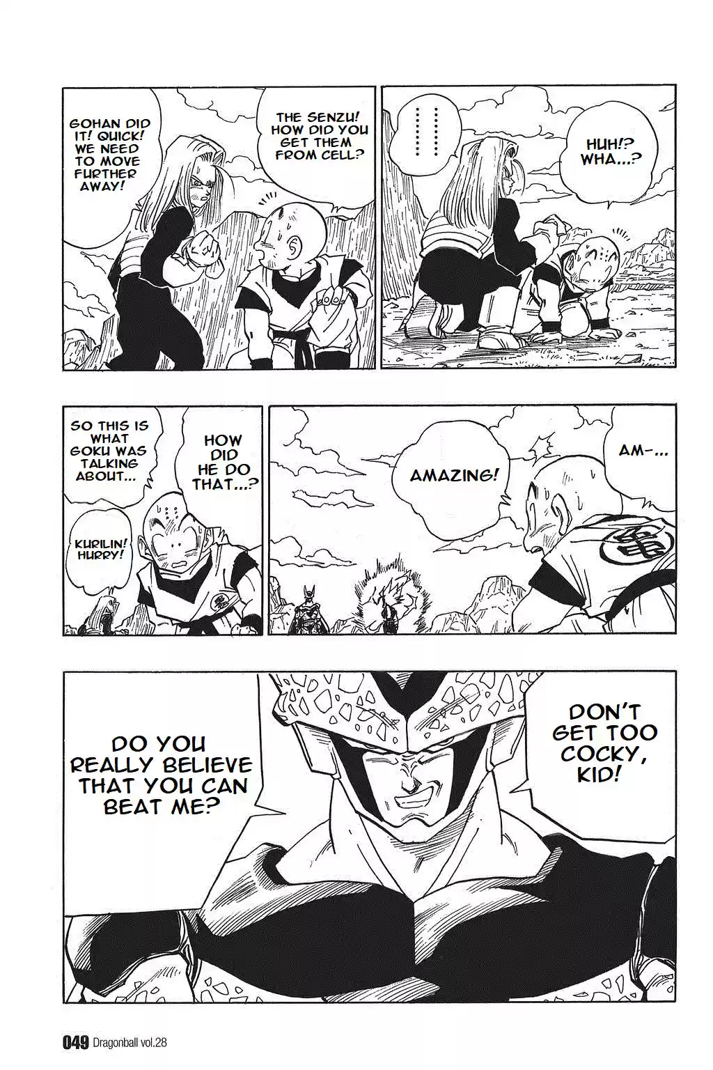 Dragon Ball Vol. 35 Ch. 409 Seriousness vs Seriousness