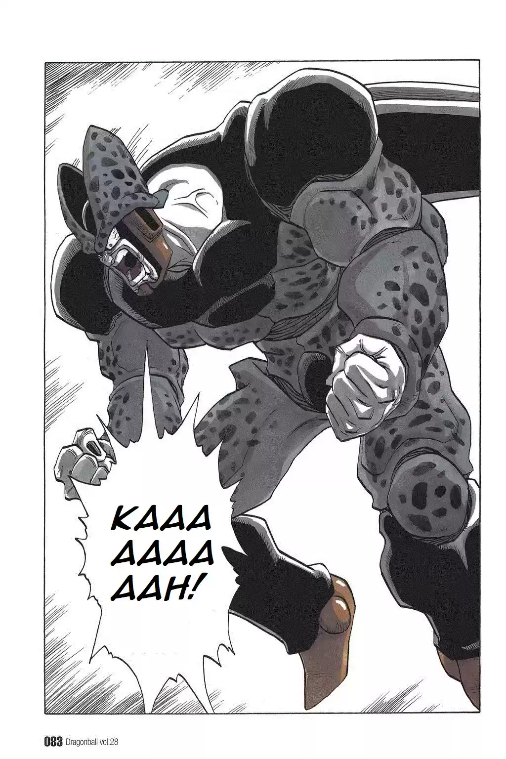 Dragon Ball Vol. 35 Ch. 411 Cell, Driven to the Wall