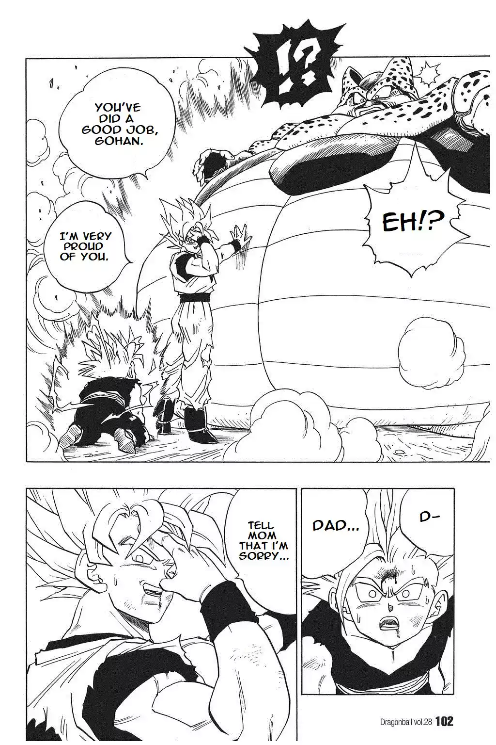 Dragon Ball Vol. 35 Ch. 412 The End of the Cell Games