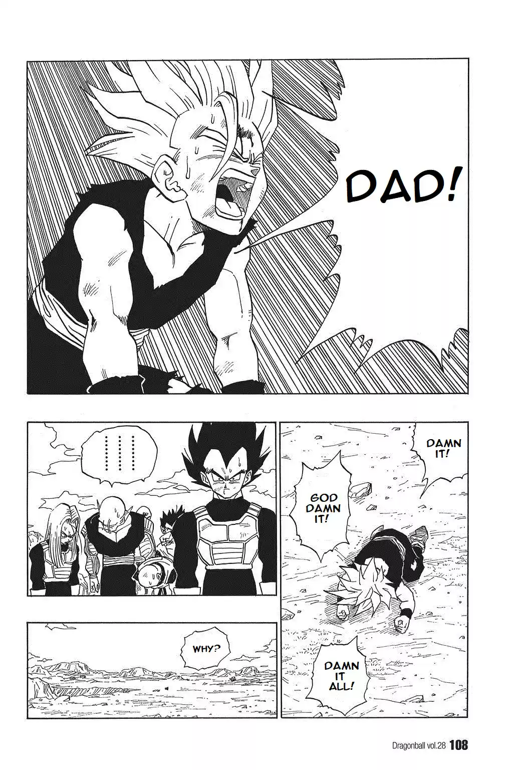 Dragon Ball Vol. 35 Ch. 413 Son Gohan in Agony