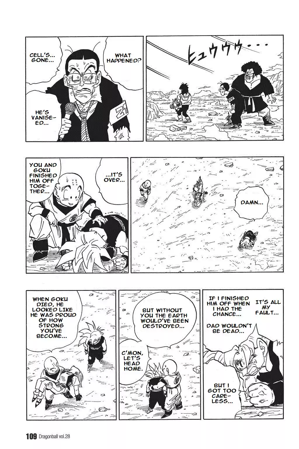 Dragon Ball Vol. 35 Ch. 413 Son Gohan in Agony