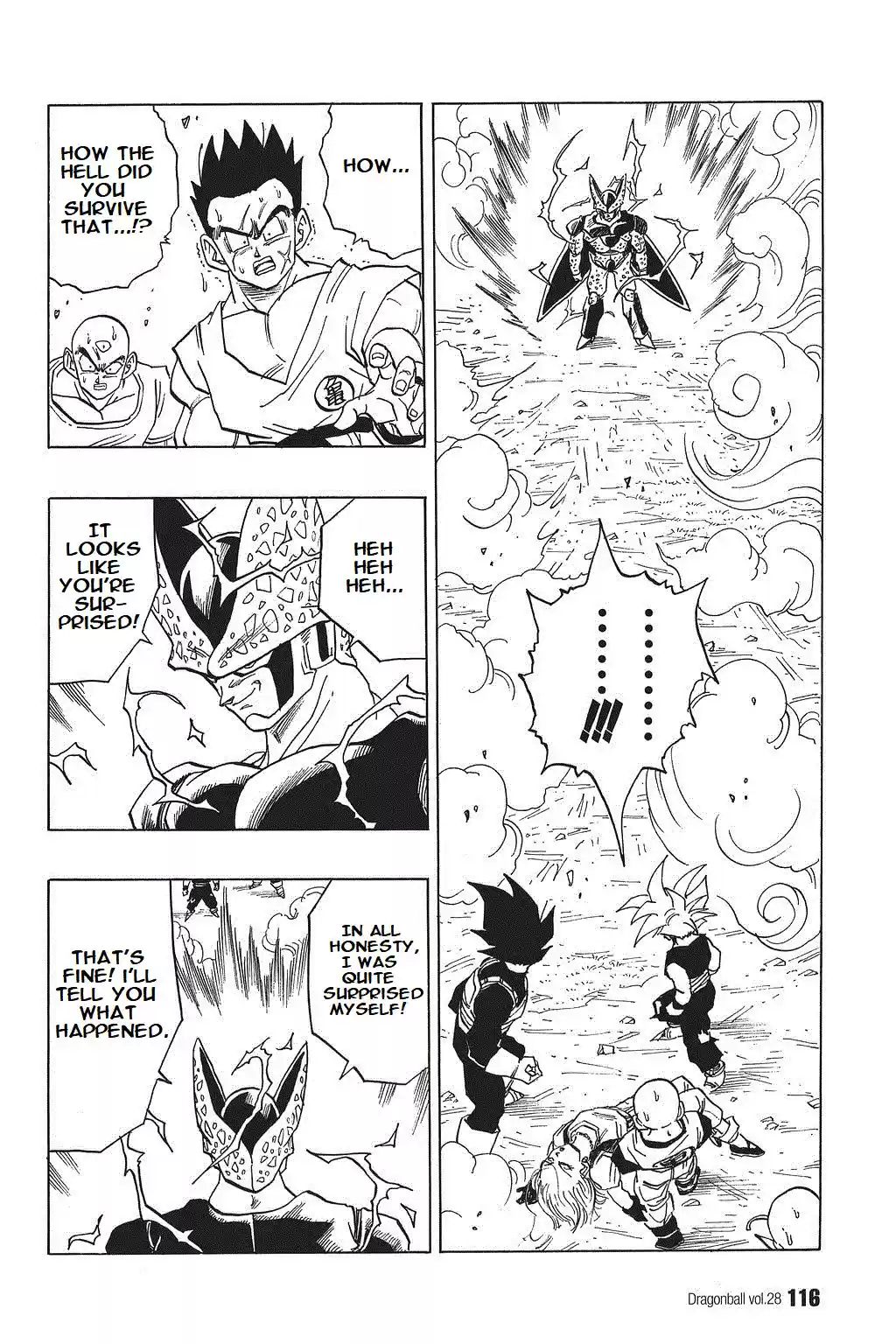 Dragon Ball Vol. 35 Ch. 413 Son Gohan in Agony