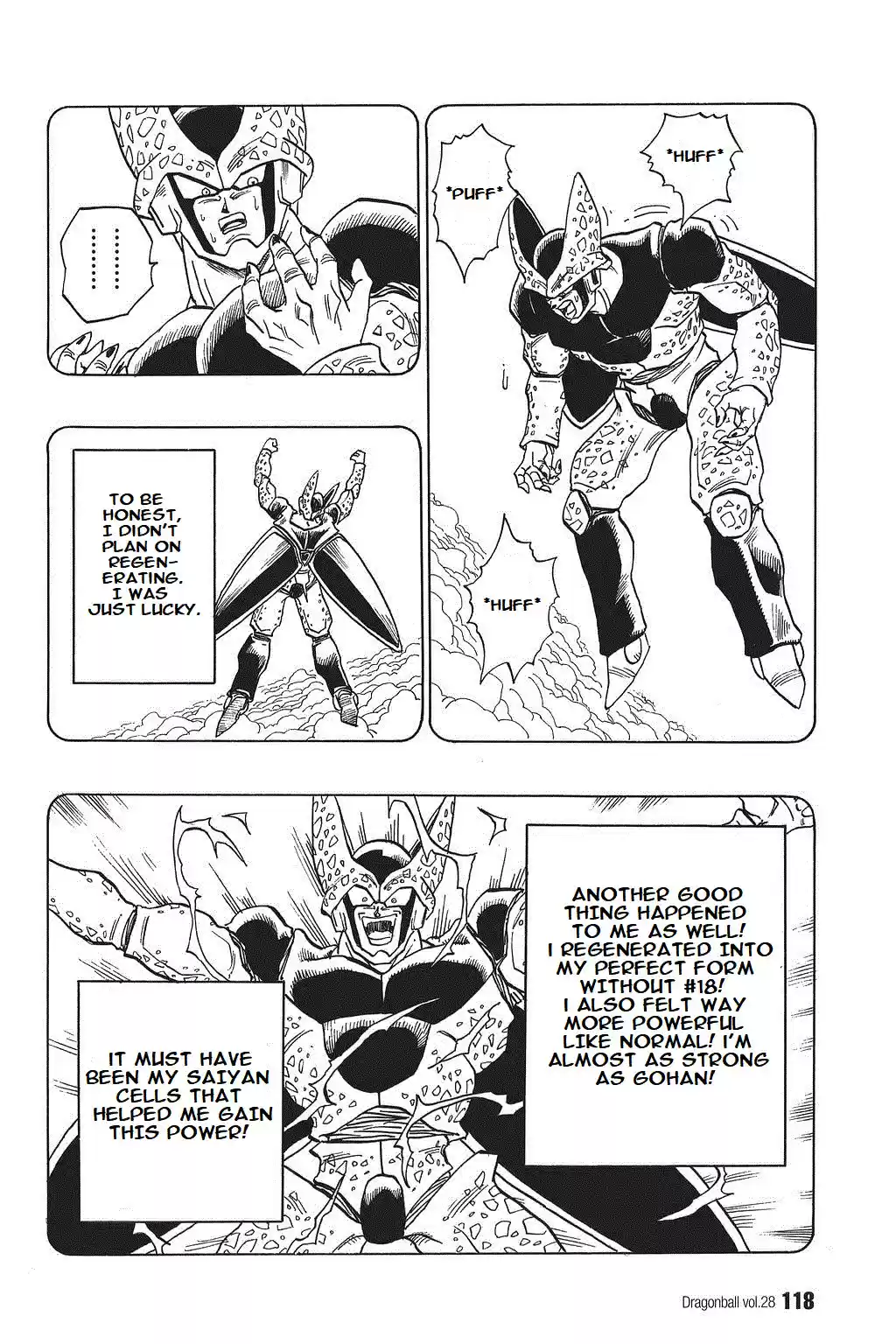 Dragon Ball Vol. 35 Ch. 413 Son Gohan in Agony