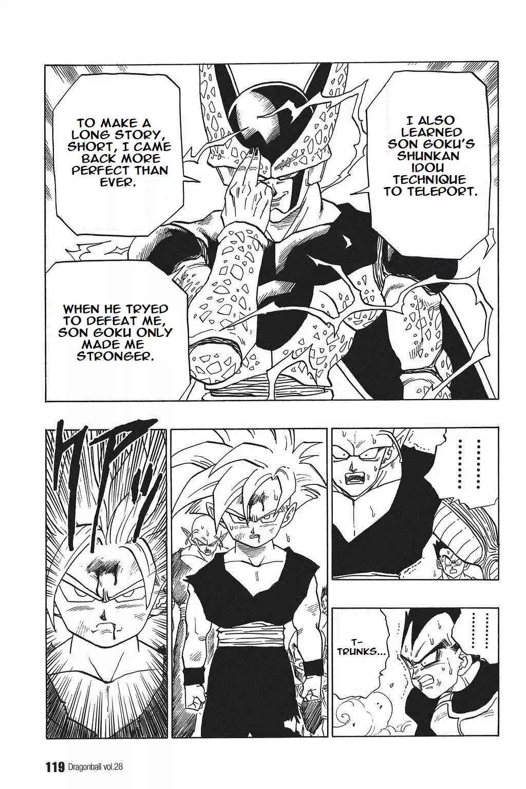 Dragon Ball Vol. 35 Ch. 413 Son Gohan in Agony