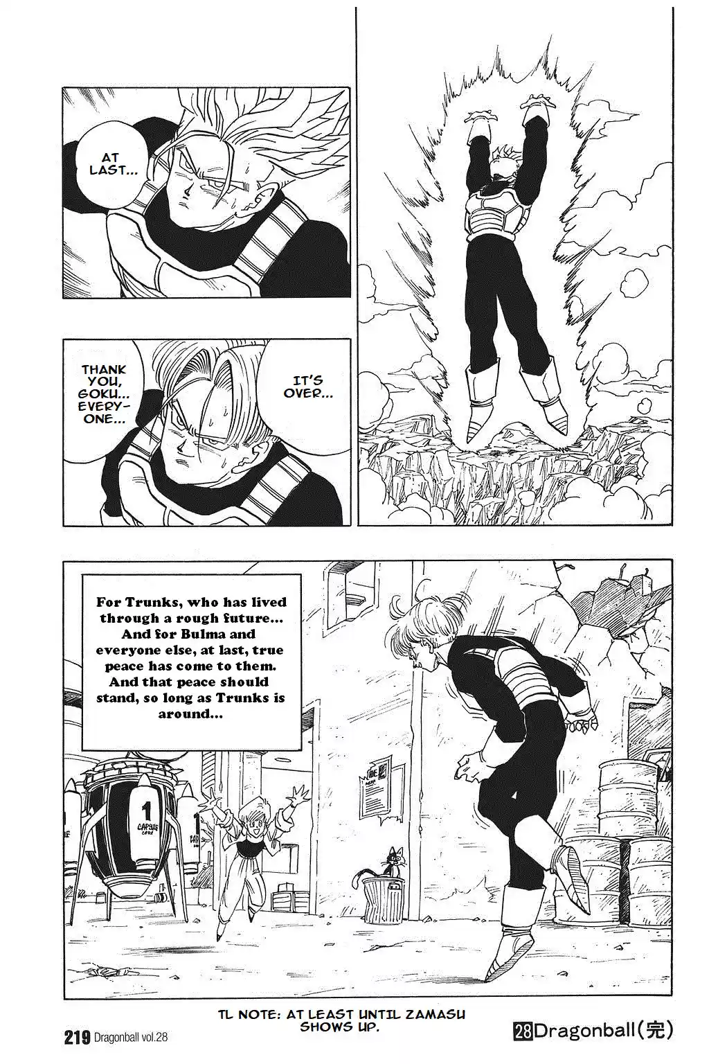 Dragon Ball Vol. 35 Ch. 420 Peace for the Future...