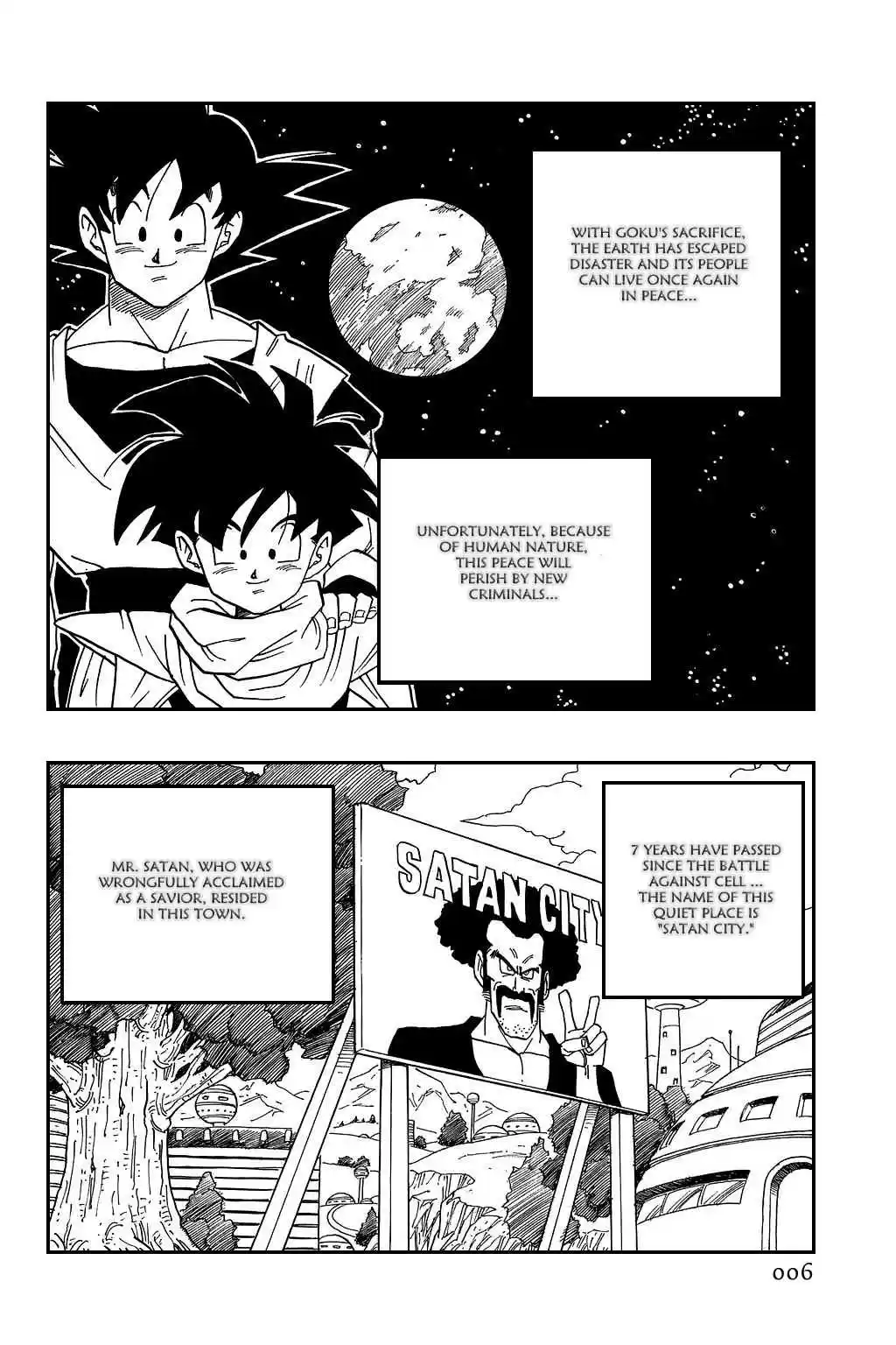 Dragon Ball Vol. 36 Ch. 421 Satan City's High School