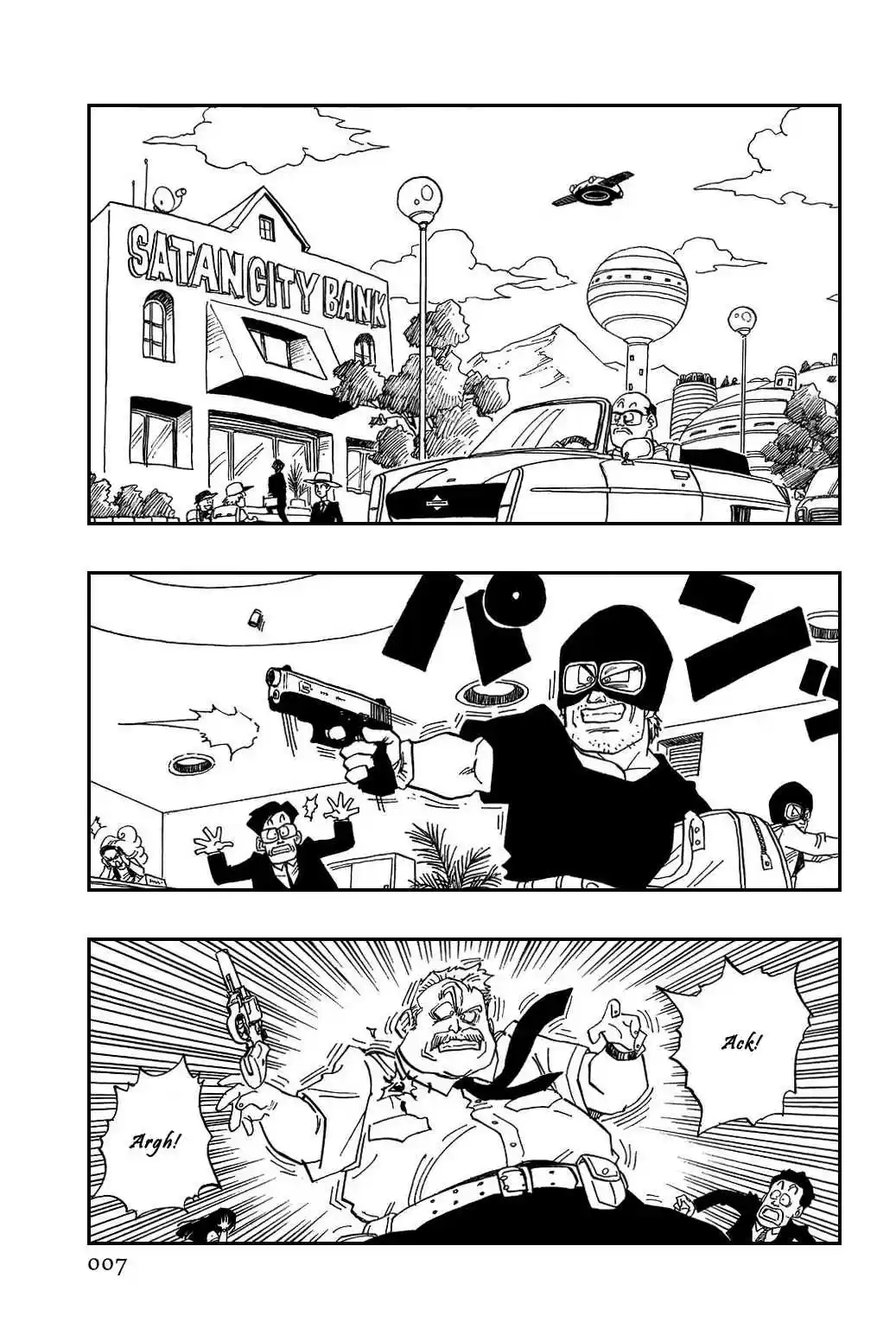 Dragon Ball Vol. 36 Ch. 421 Satan City's High School