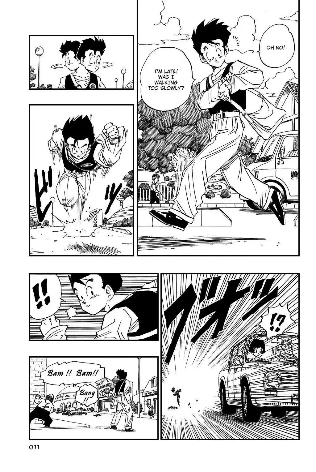 Dragon Ball Vol. 36 Ch. 421 Satan City's High School