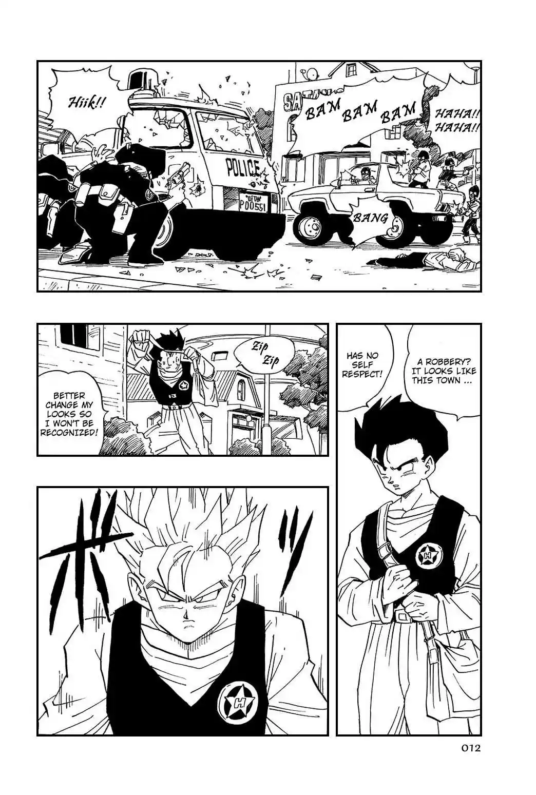 Dragon Ball Vol. 36 Ch. 421 Satan City's High School