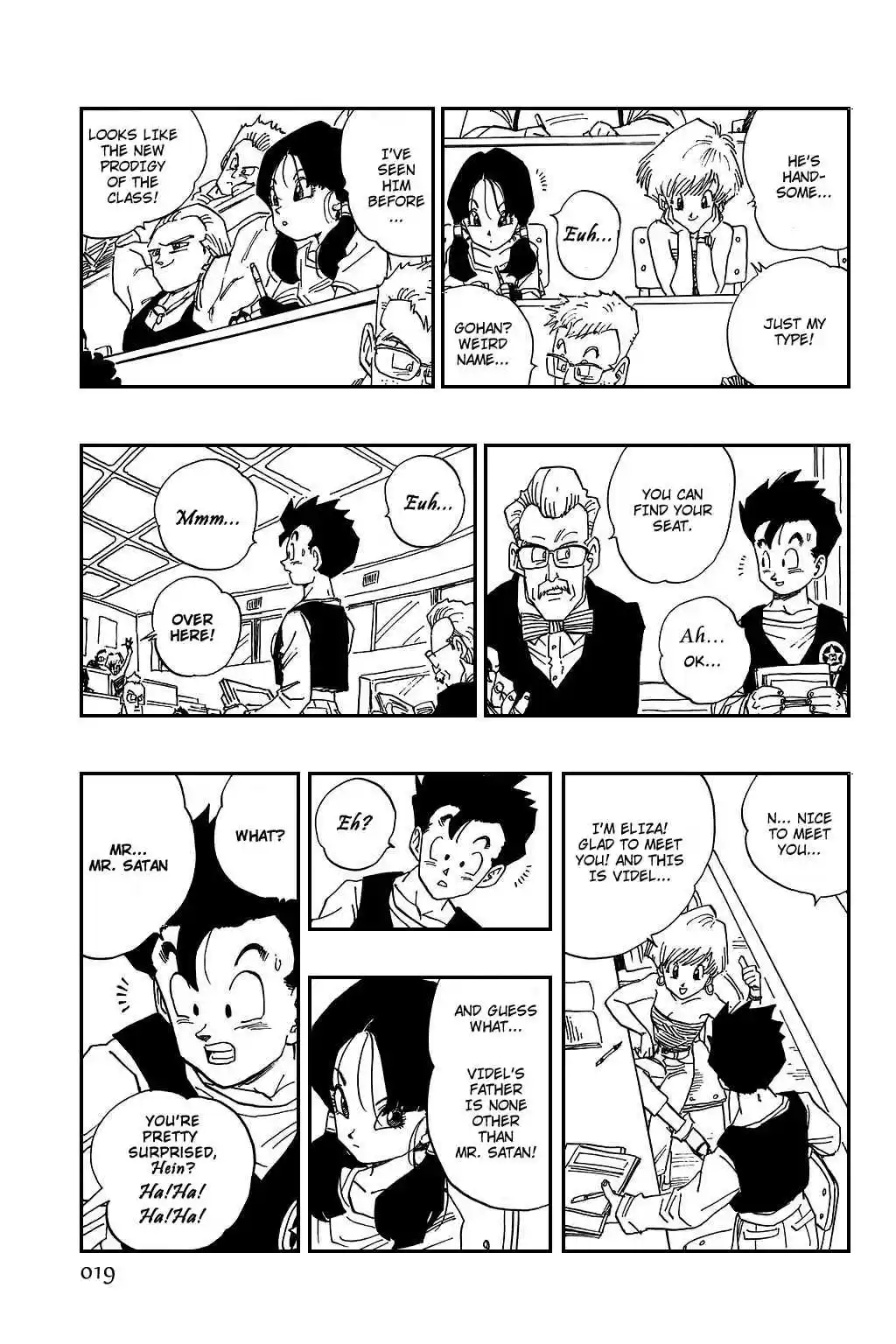 Dragon Ball Vol. 36 Ch. 421 Satan City's High School