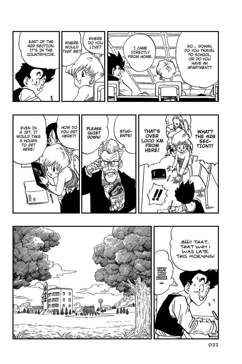 Dragon Ball Vol. 36 Ch. 422 Gohan, Very Tired