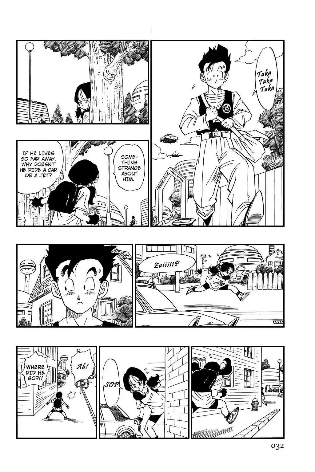 Dragon Ball Vol. 36 Ch. 422 Gohan, Very Tired