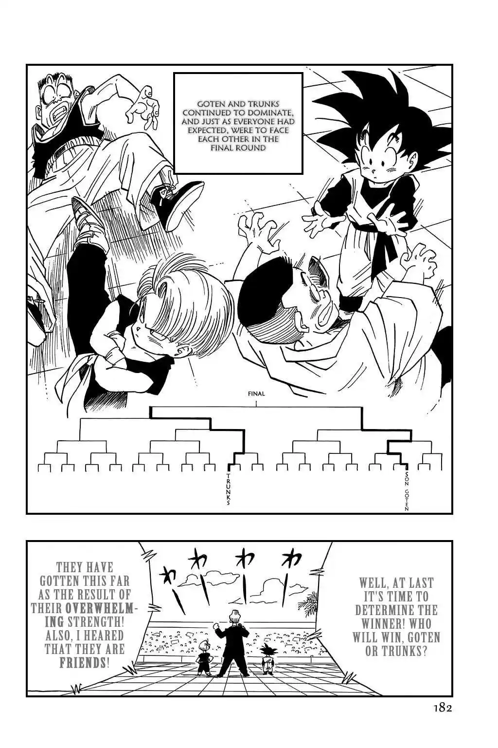 Dragon Ball Vol. 37 Ch. 433 Trunks vs Son Goten
