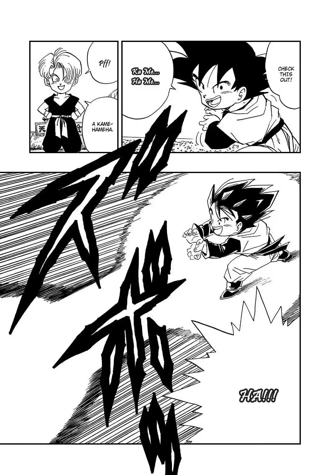 Dragon Ball Vol. 37 Ch. 434 Trunks vs Son Goten 2