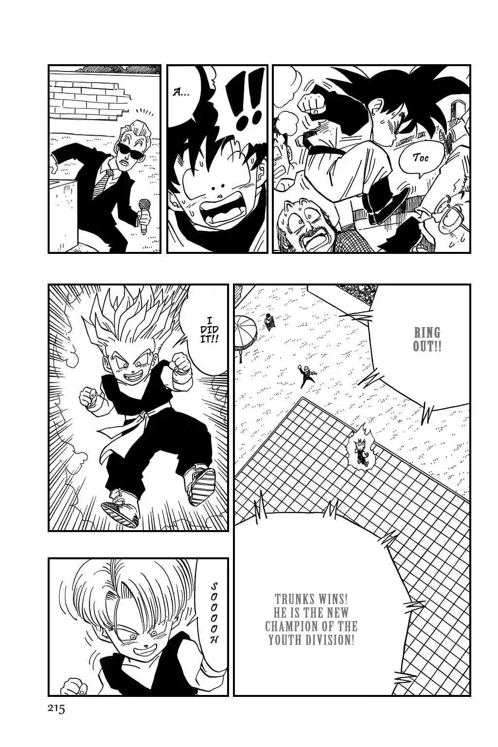 Dragon Ball Vol. 37 Ch. 435 The "Boys Division" Winner is Decided!