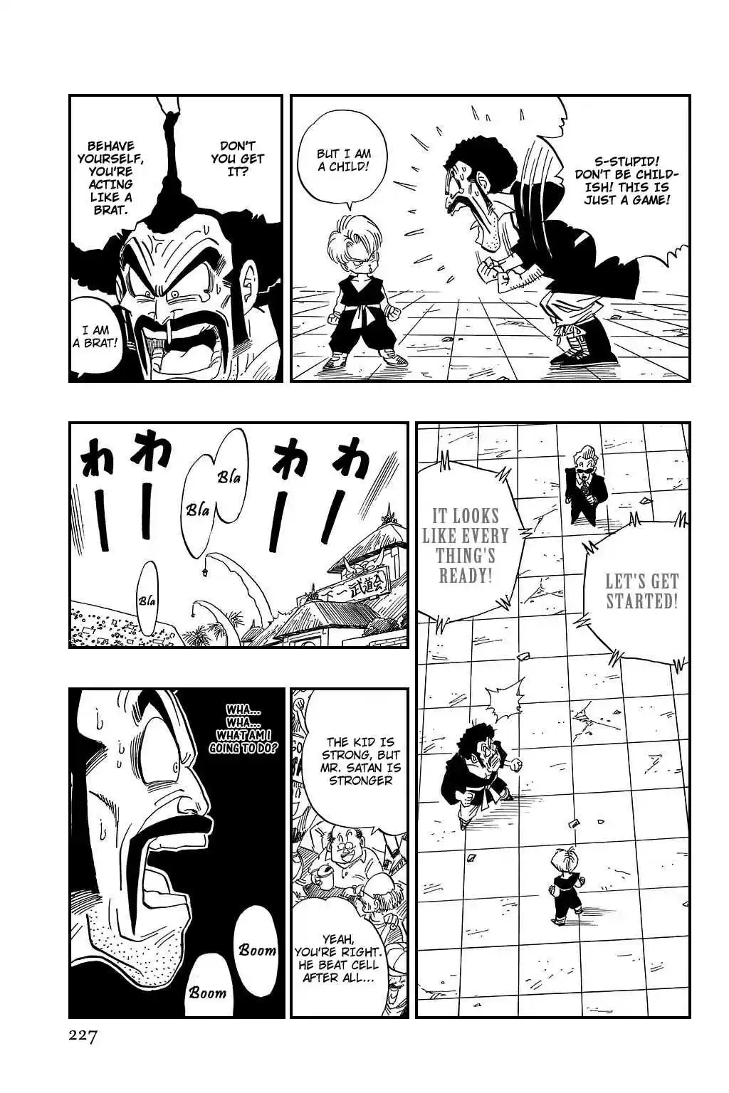 Dragon Ball Vol. 37 Ch. 436 Mister Satan's Got Some Balls!