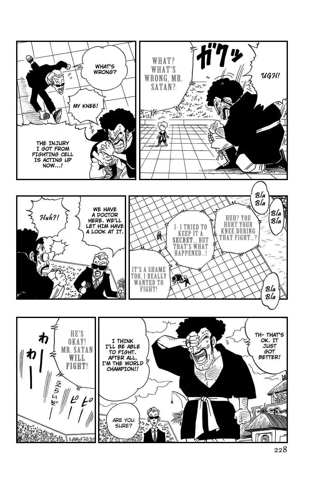Dragon Ball Vol. 37 Ch. 436 Mister Satan's Got Some Balls!