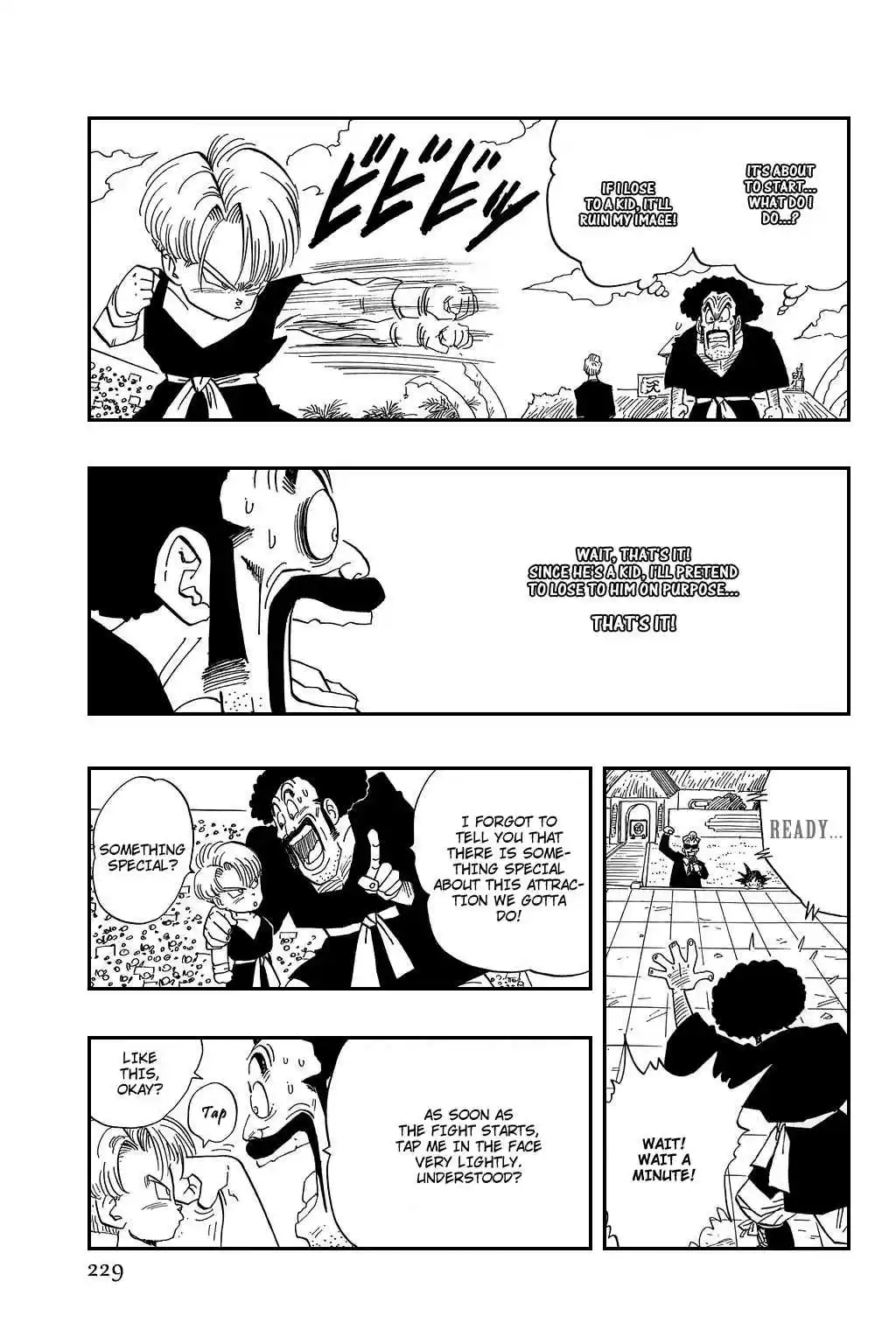 Dragon Ball Vol. 37 Ch. 436 Mister Satan's Got Some Balls!