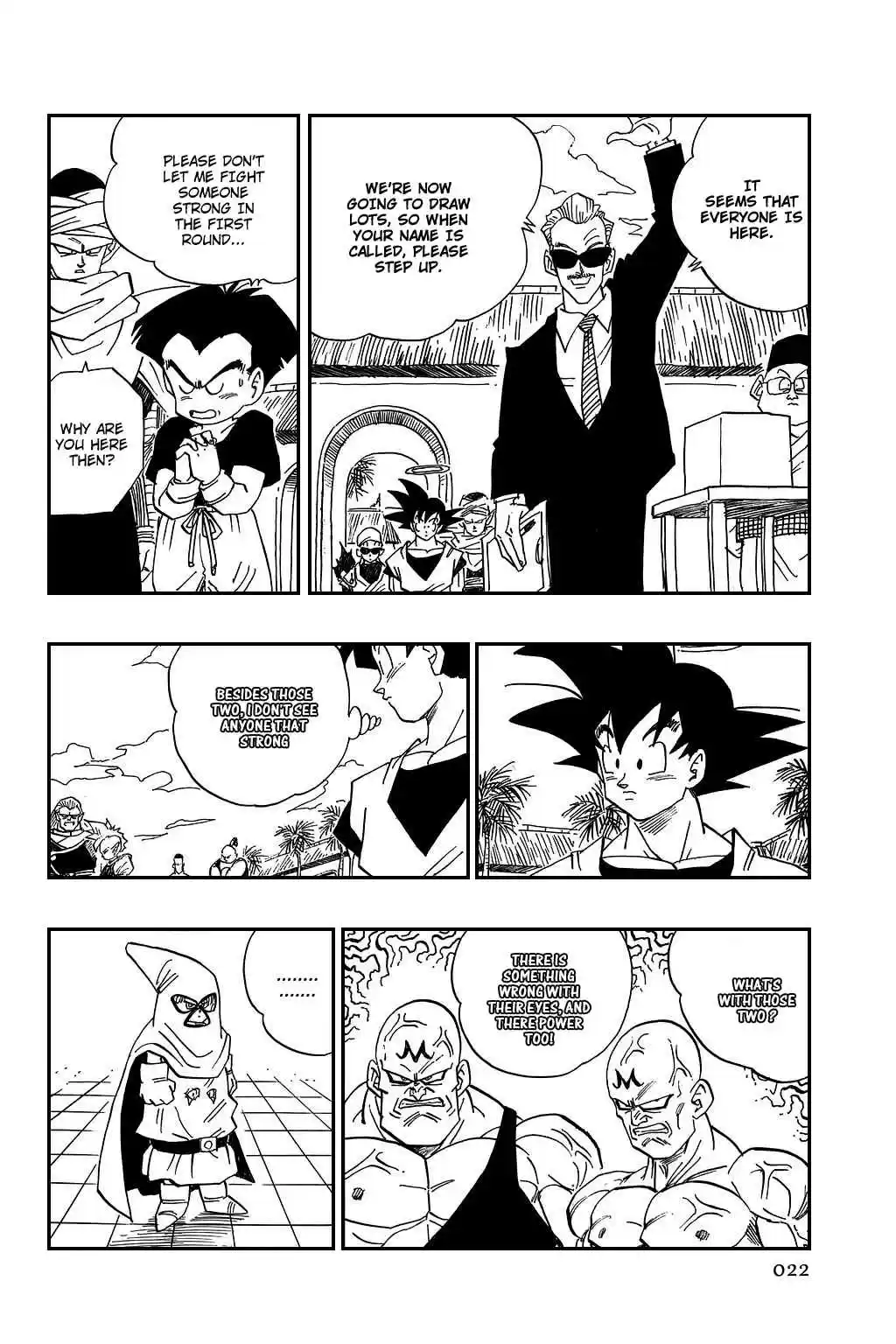 Dragon Ball Vol. 37 Ch. 438 The Matchups Are Decided!