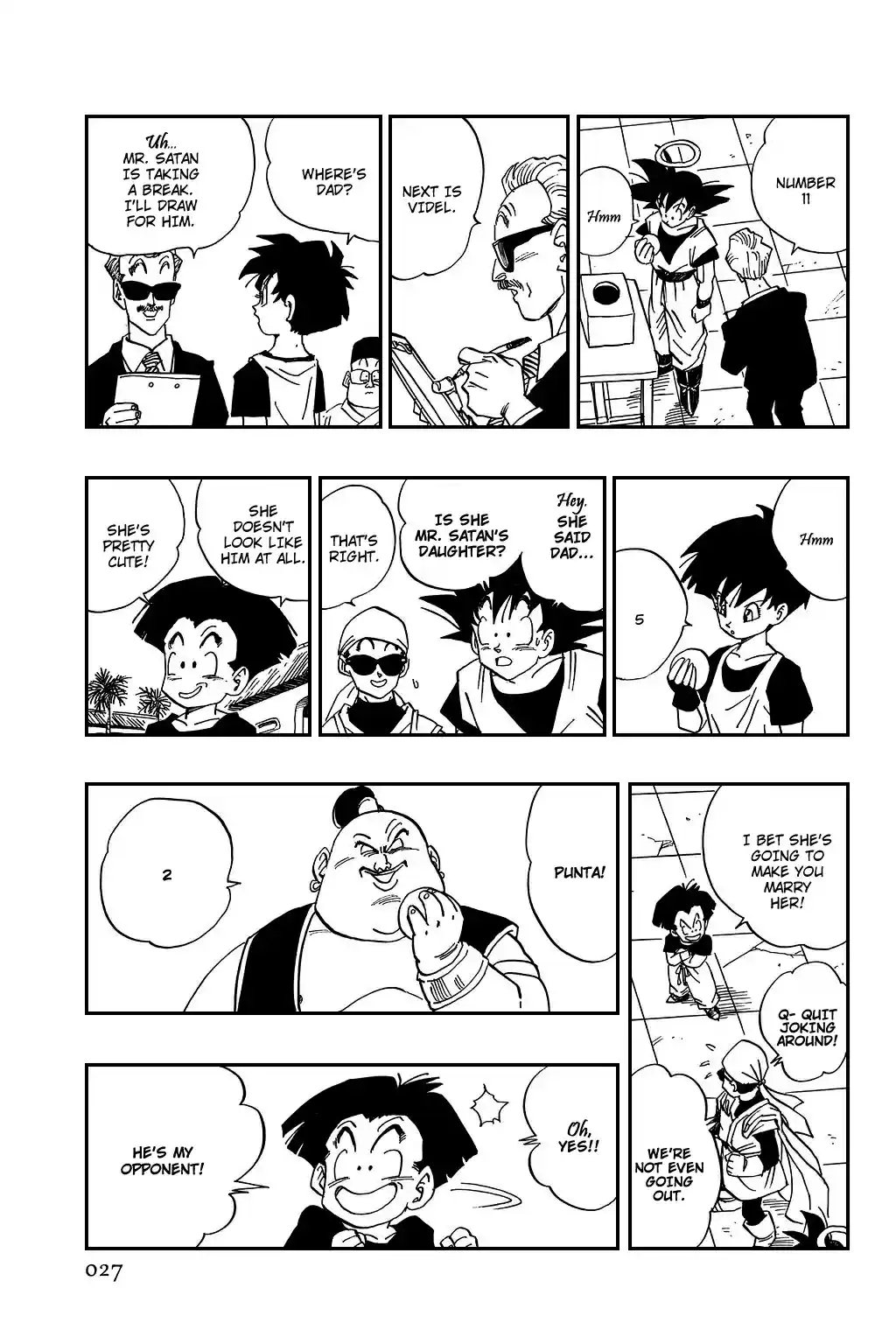 Dragon Ball Vol. 37 Ch. 438 The Matchups Are Decided!