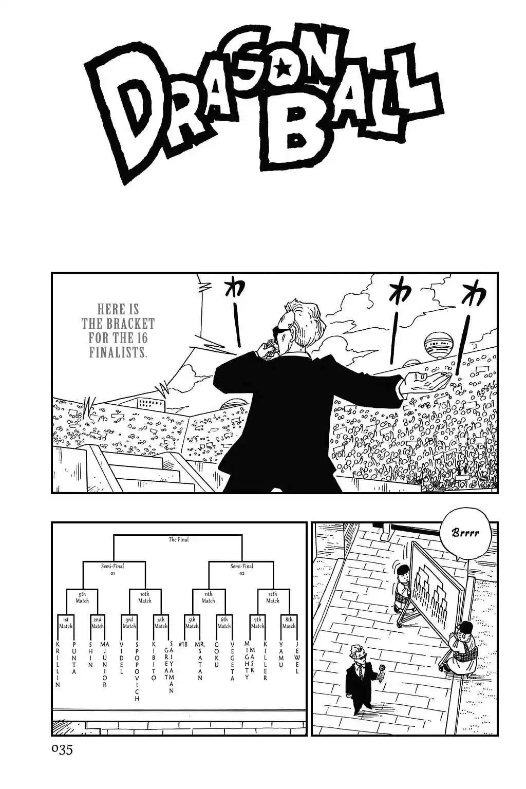 Dragon Ball Vol. 37 Ch. 439 Krillin and Piccolo's Fights