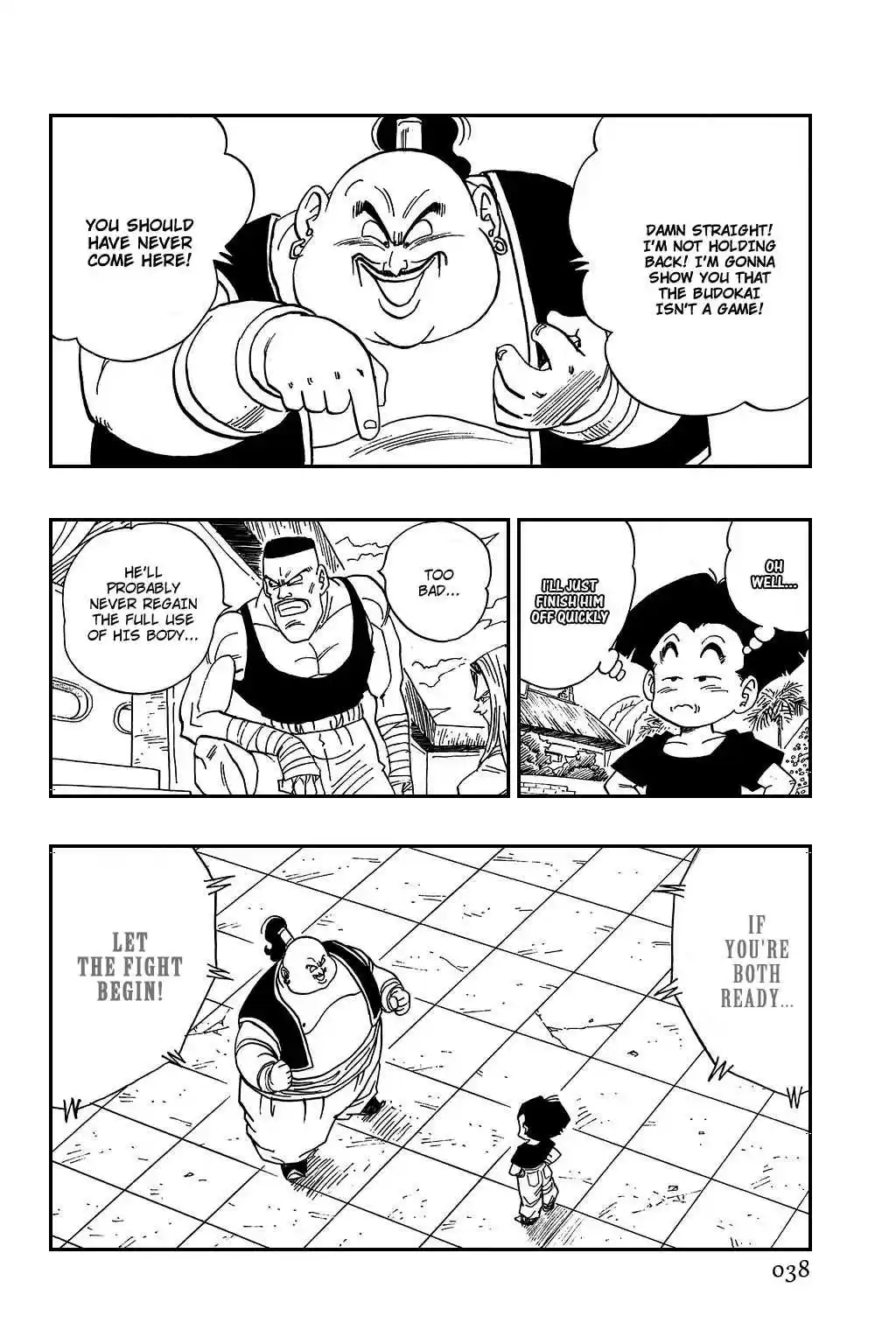 Dragon Ball Vol. 37 Ch. 439 Krillin and Piccolo's Fights