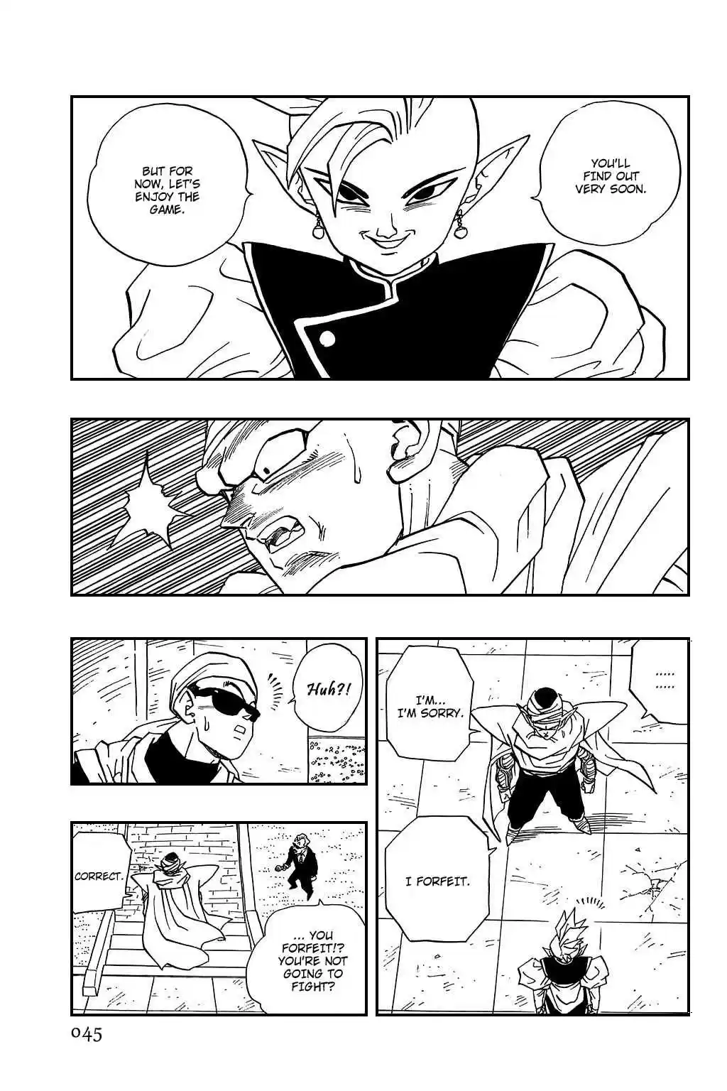 Dragon Ball Vol. 37 Ch. 439 Krillin and Piccolo's Fights