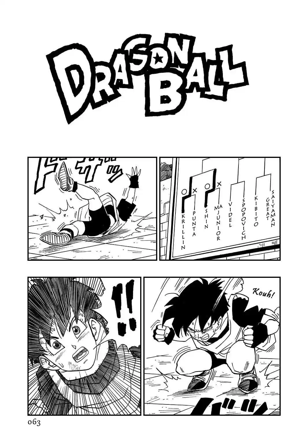 Dragon Ball Vol. 37 Ch. 441 Videl is Worn Ragged