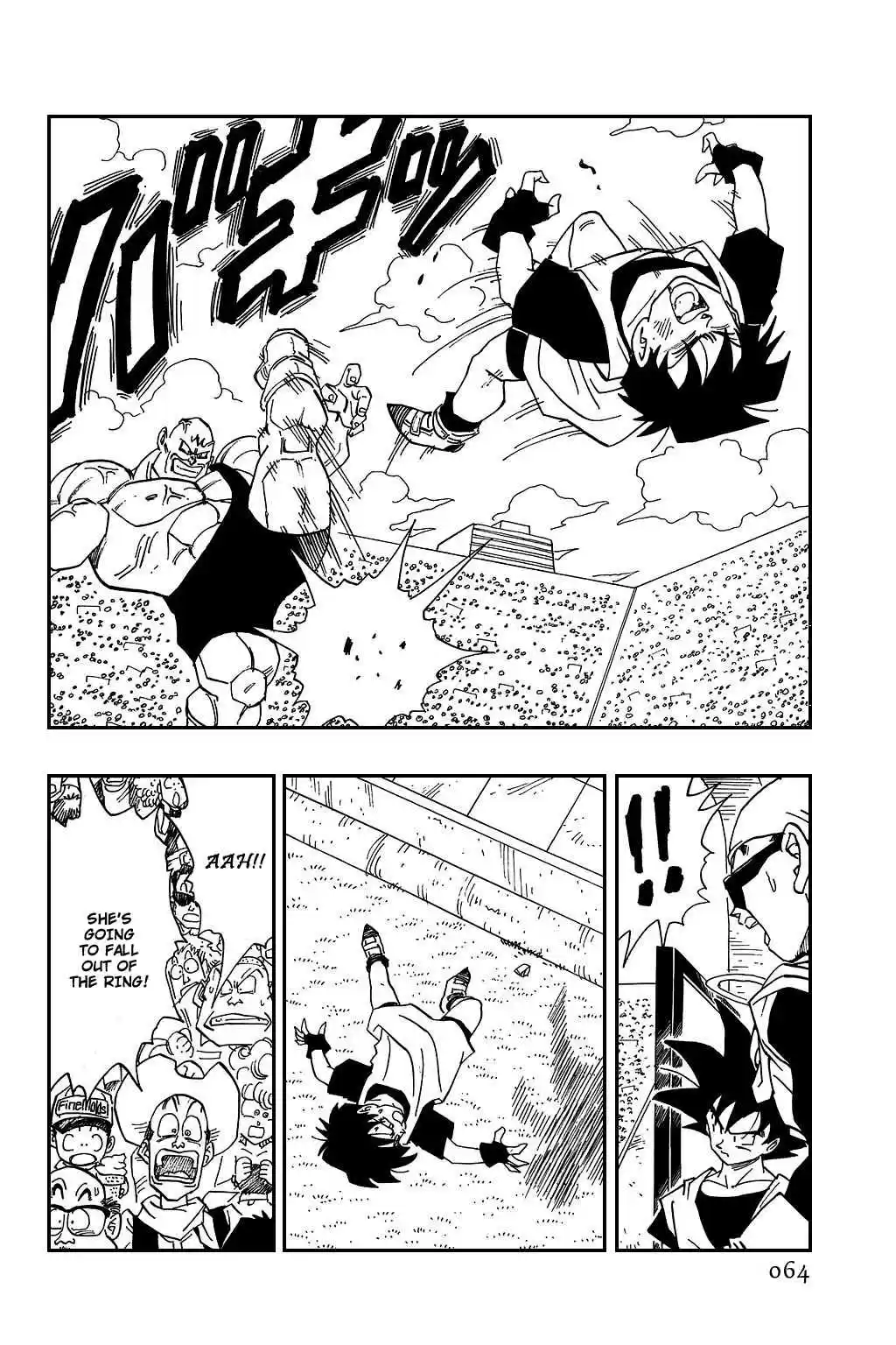 Dragon Ball Vol. 37 Ch. 441 Videl is Worn Ragged