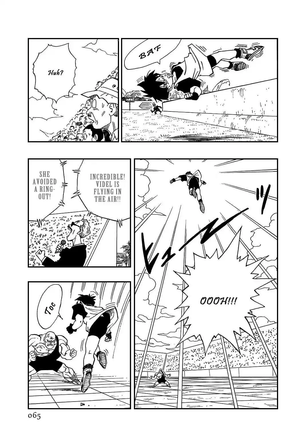 Dragon Ball Vol. 37 Ch. 441 Videl is Worn Ragged