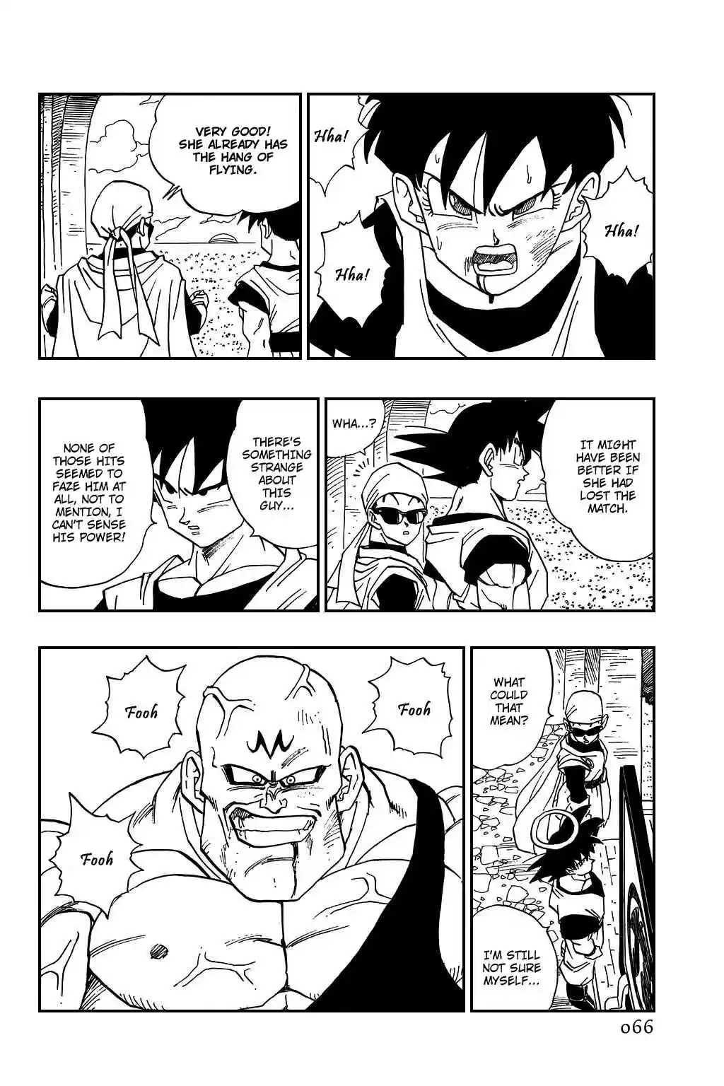 Dragon Ball Vol. 37 Ch. 441 Videl is Worn Ragged