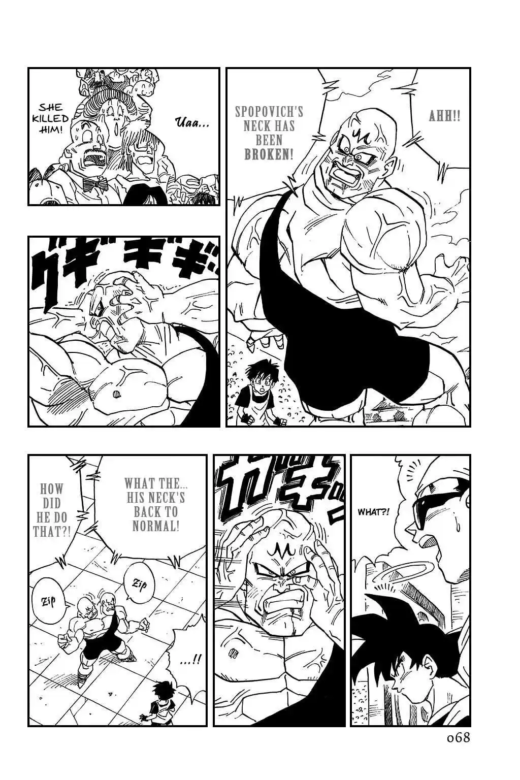 Dragon Ball Vol. 37 Ch. 441 Videl is Worn Ragged