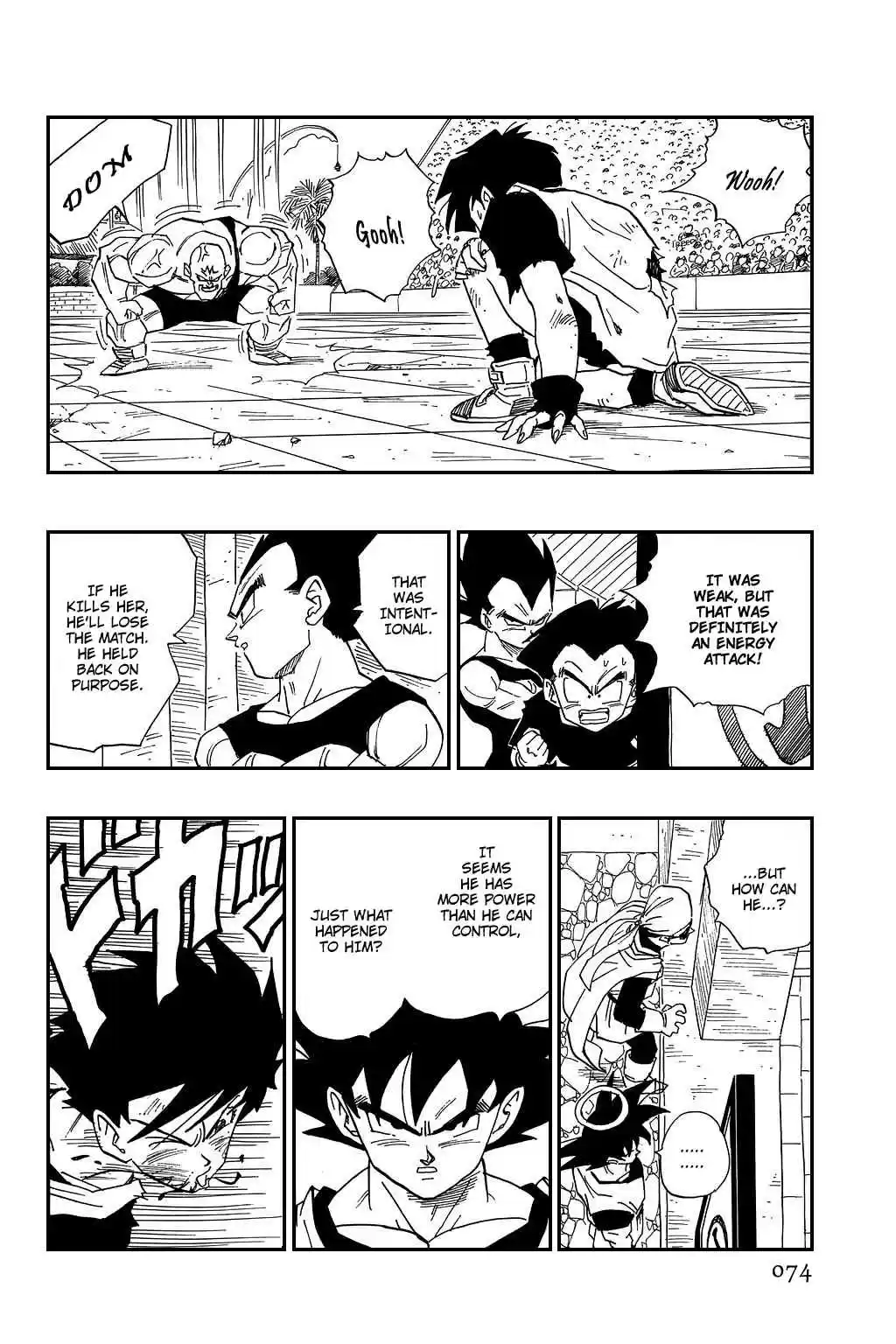 Dragon Ball Vol. 37 Ch. 441 Videl is Worn Ragged