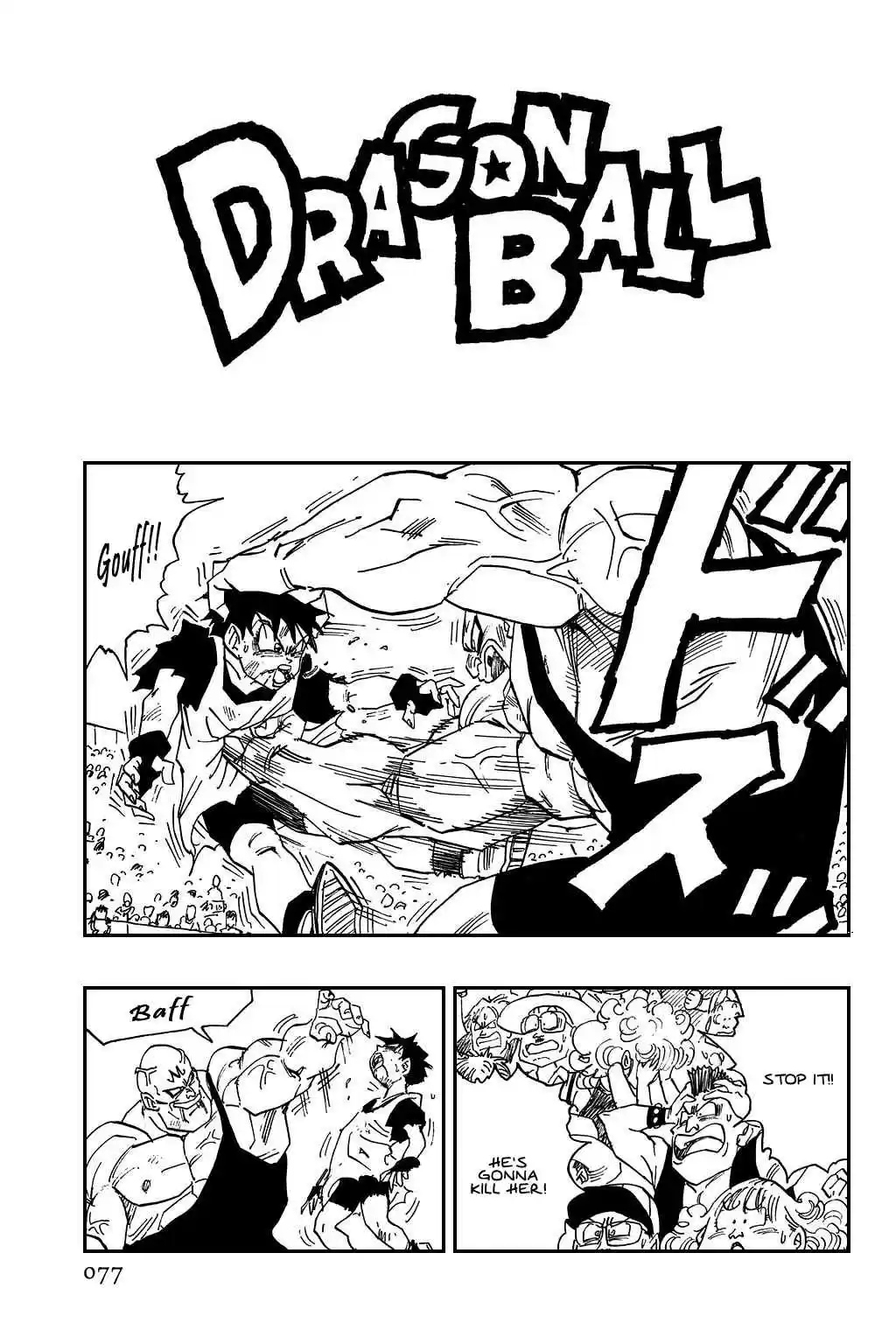 Dragon Ball Vol. 37 Ch. 442 Gohan Gets Angry!!