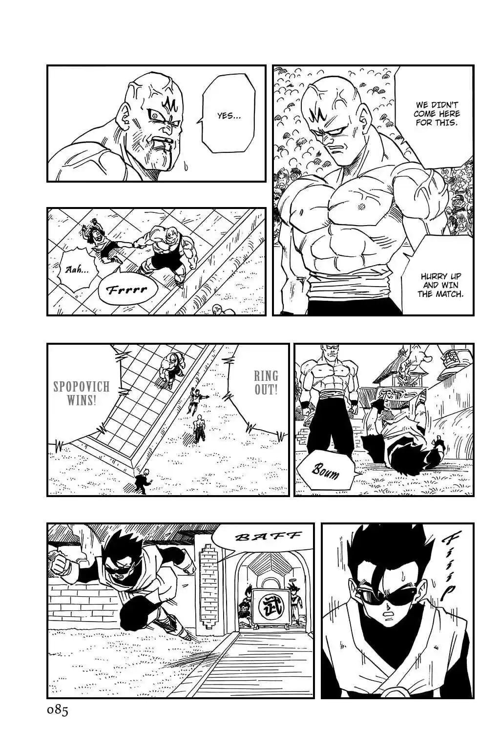 Dragon Ball Vol. 37 Ch. 442 Gohan Gets Angry!!