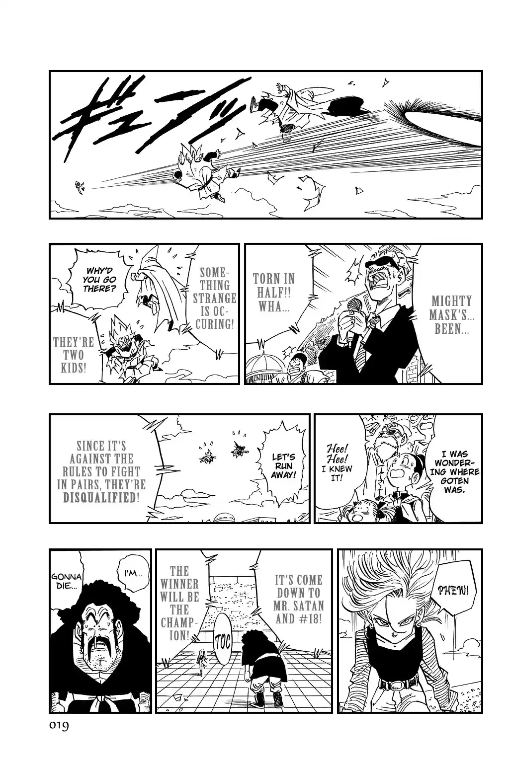 Dragon Ball Vol. 38 Ch. 453 The Fate of the Finals.