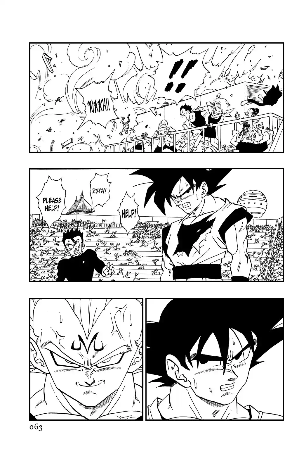 Dragon Ball Vol. 38 Ch. 457 Vegeta's Pride.