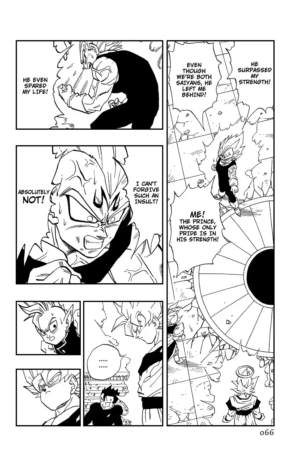 Dragon Ball Vol. 38 Ch. 457 Vegeta's Pride.
