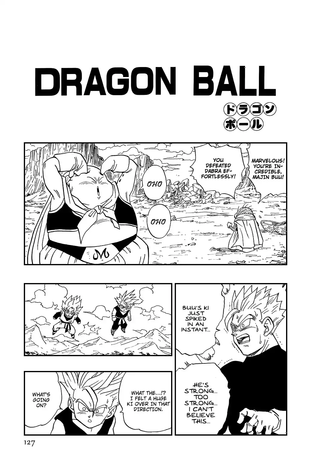 Dragon Ball Vol. 39 Ch. 462 Majin Buu's Menace.