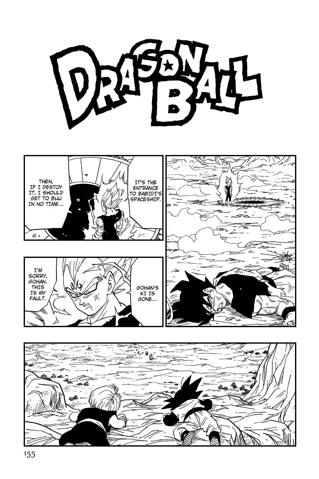 Dragon Ball Vol. 39 Ch. 464 Vegeta's Final Deathmatch.