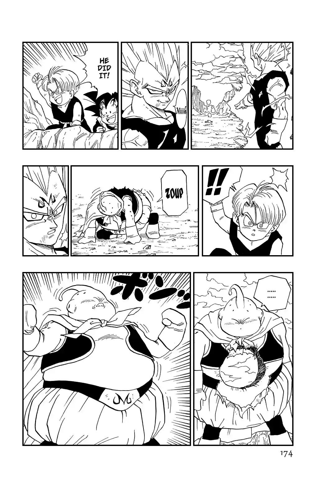 Dragon Ball Vol. 39 Ch. 465 Majin Buu Gets Angry.