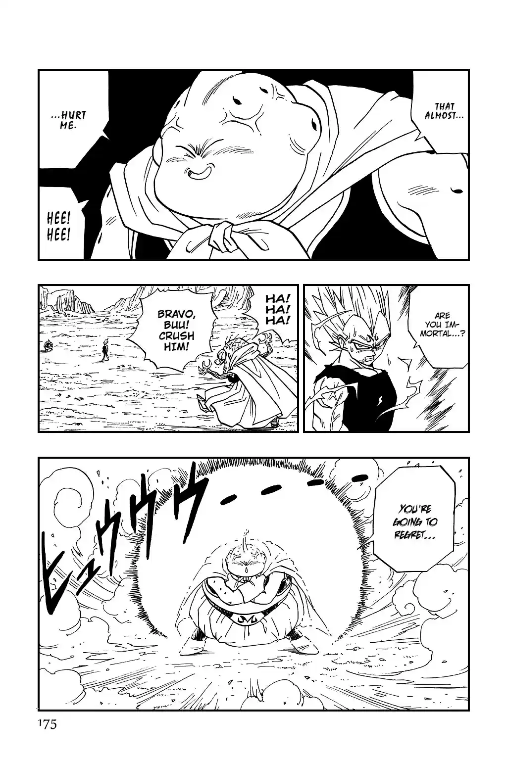 Dragon Ball Vol. 39 Ch. 465 Majin Buu Gets Angry.
